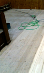 Sanding the Floor