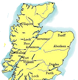 Based near Aviemore in the Highlands of Scotland. click map for an enlarged view.